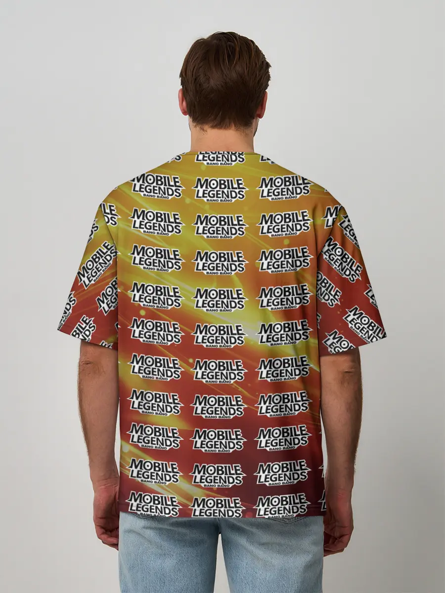 Мужская футболка оверсайз / mobile legends