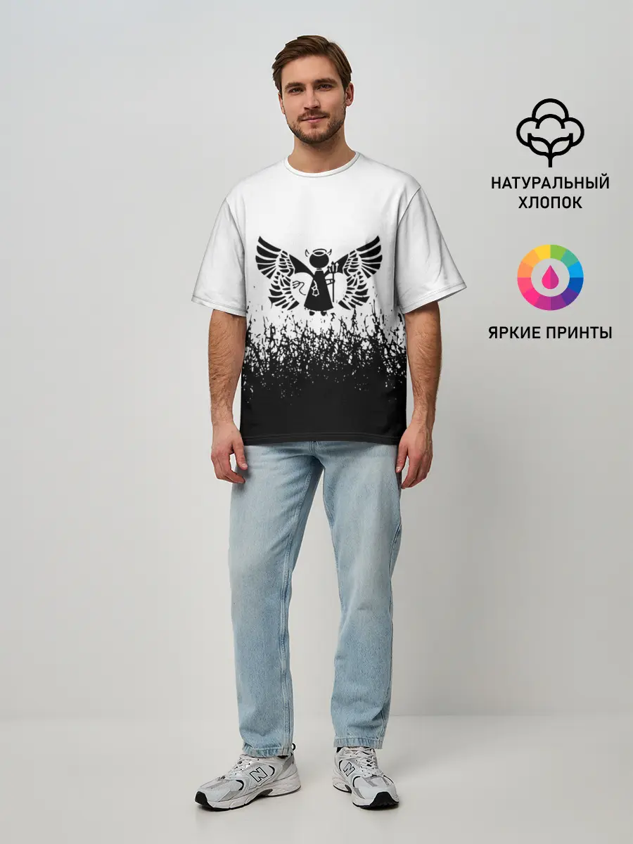 Мужская футболка оверсайз / placebo