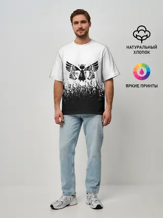 Мужская футболка оверсайз / placebo