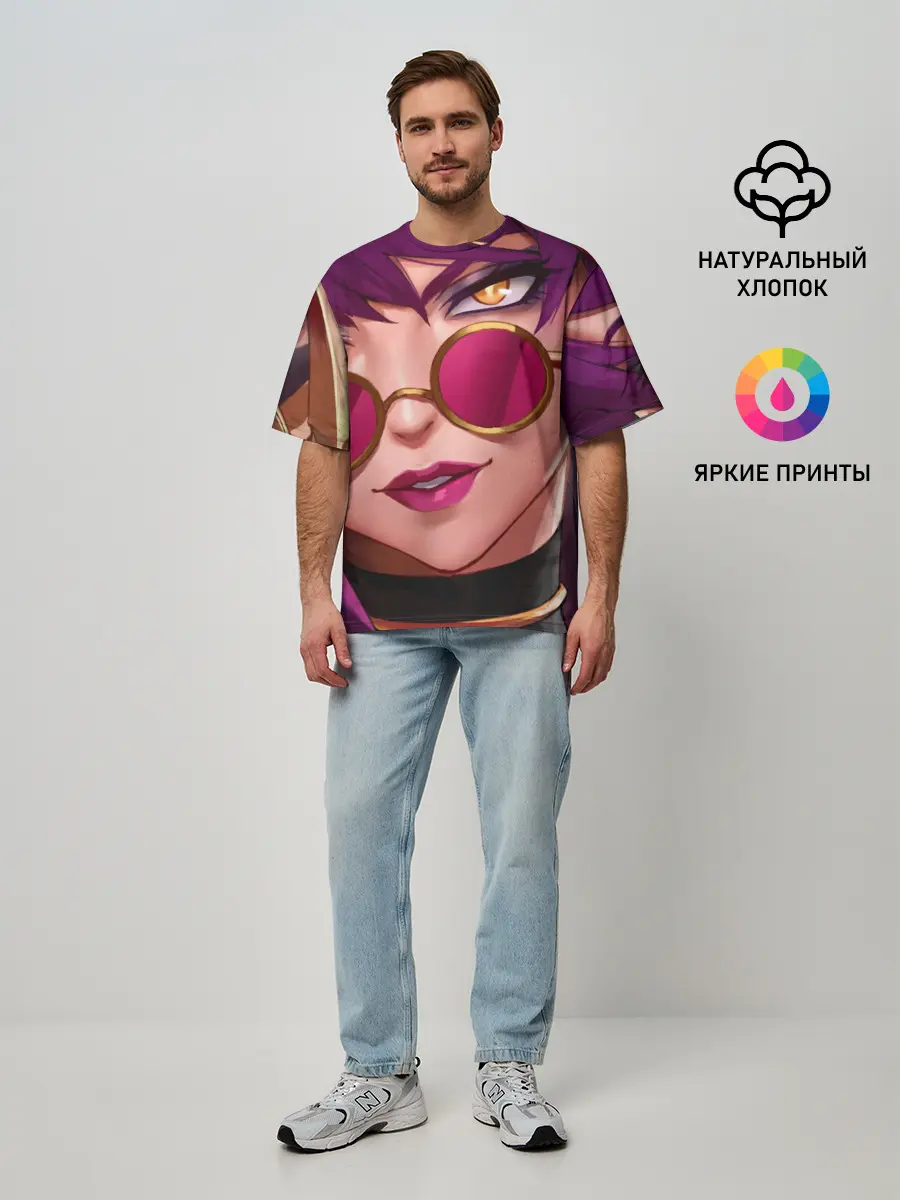 Мужская футболка оверсайз / Эвелинн