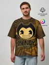 Мужская футболка оверсайз / Bendy and the ink machine