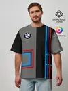 Мужская футболка оверсайз / Автомобиль BMW | БМВ