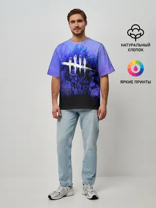 Мужская футболка оверсайз / Dead by Daylight