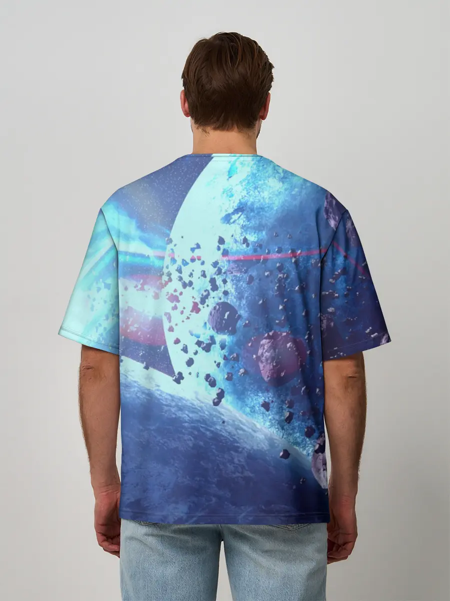 Мужская футболка оверсайз / MASS EFFECT