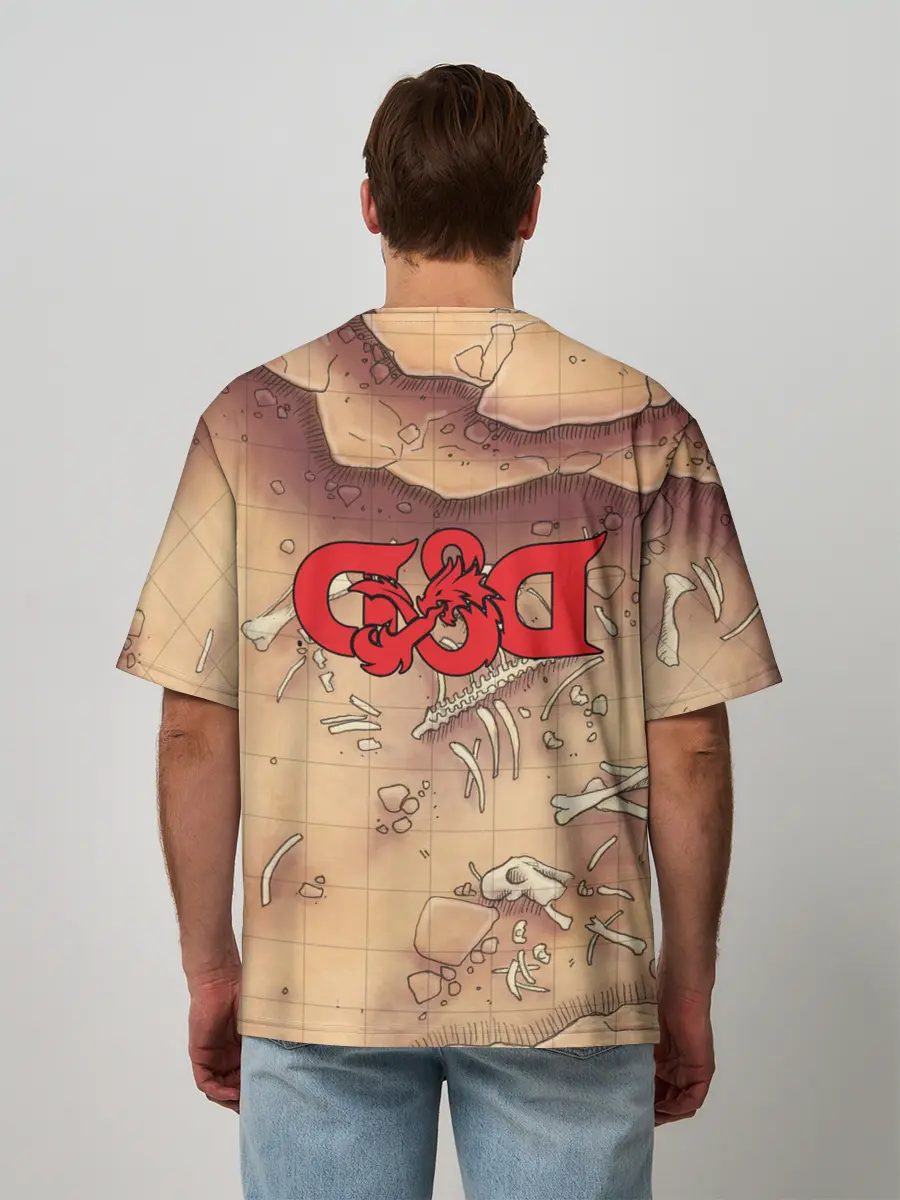 Мужская футболка оверсайз / Dungeons and Dragons | D&D