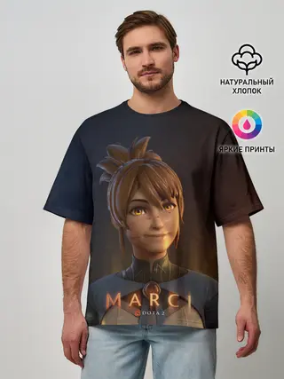 Мужская футболка оверсайз / Милаха Марси