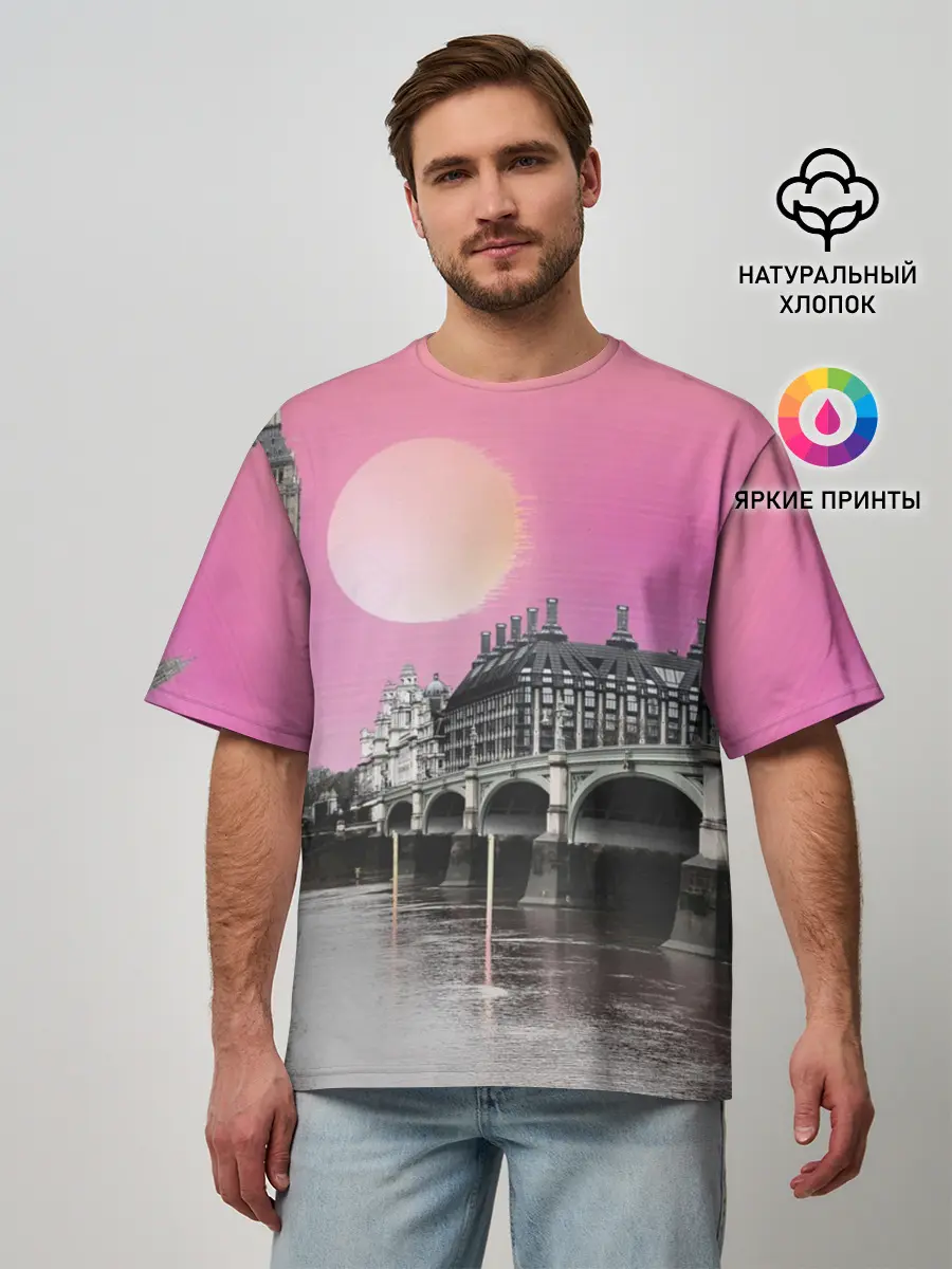 Мужская футболка оверсайз / UK