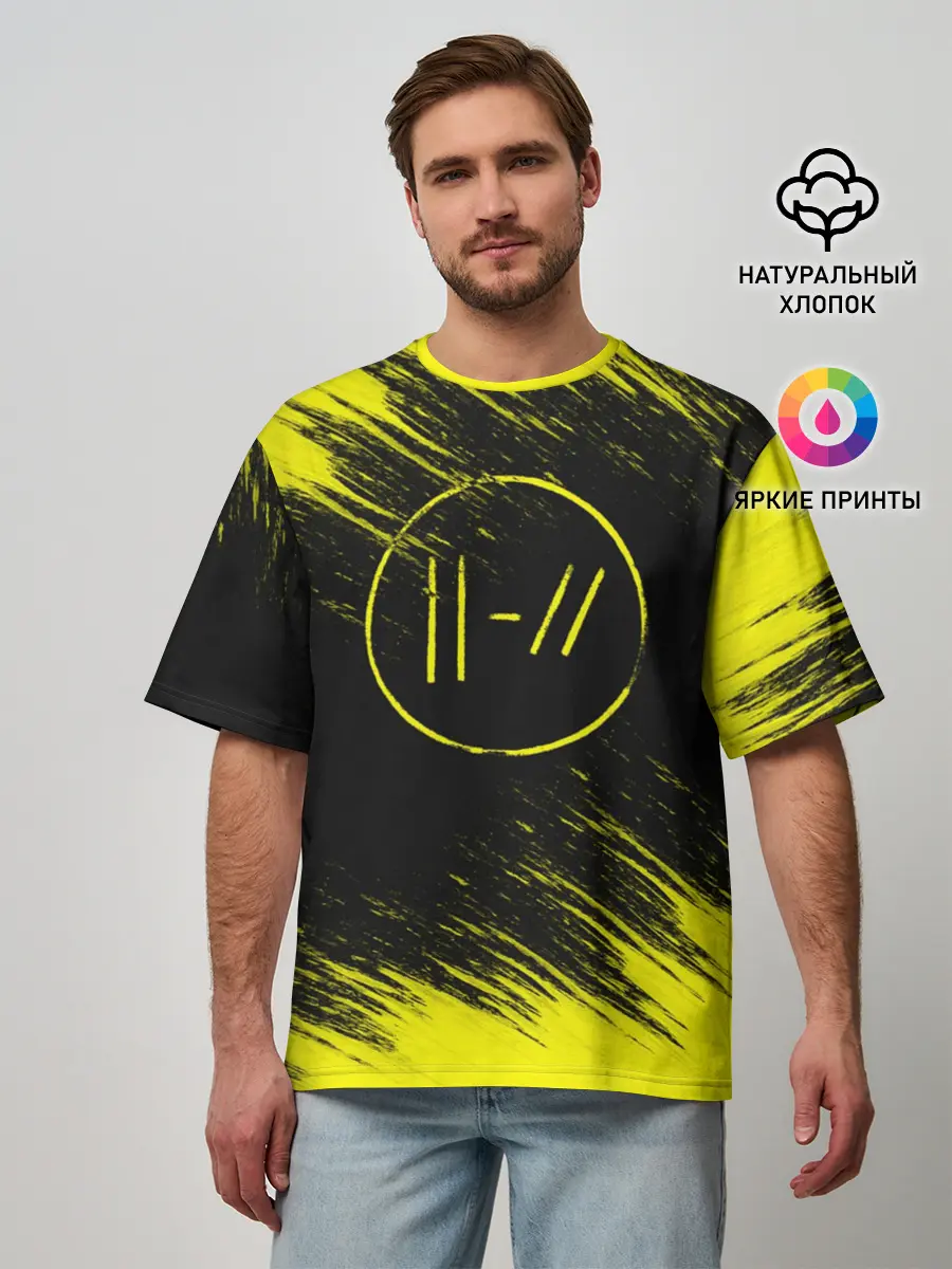 Мужская футболка оверсайз / Twenty One Pilots 5