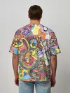 Мужская футболка оверсайз / ПСИХОДЕЛИКА / PSYHODELICA