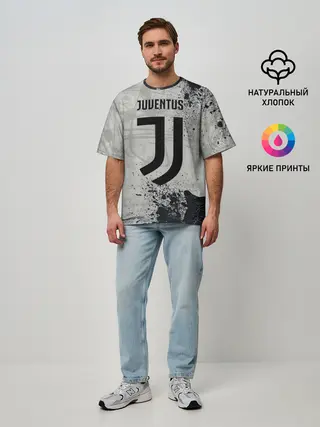 Мужская футболка оверсайз / JUVENTUS.
