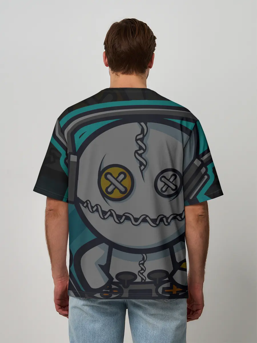 Мужская футболка оверсайз / Форма Voodoo Gamer