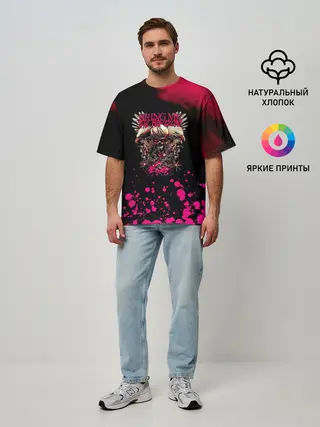 Мужская футболка оверсайз / Bring Me the Horizon