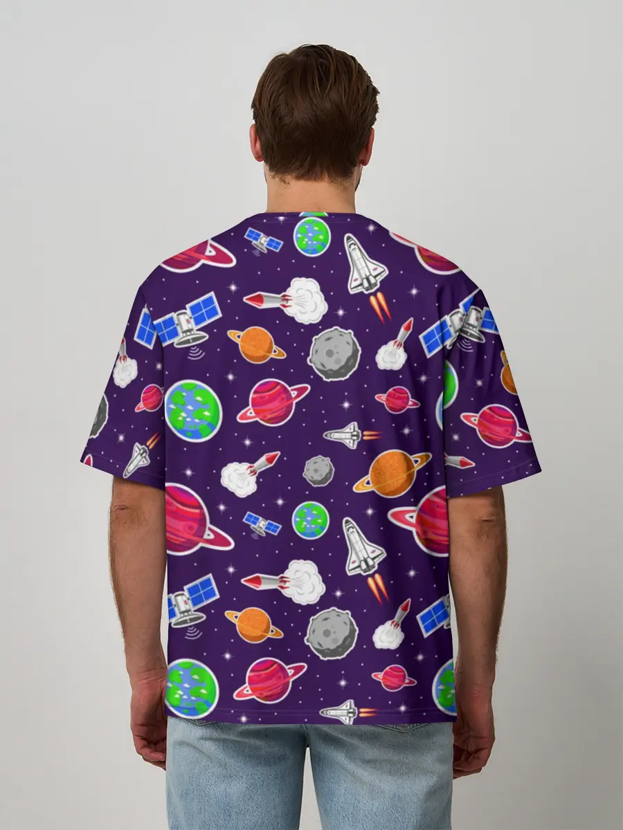 Мужская футболка оверсайз / Gagarin | Гагарин