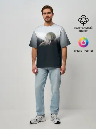 Мужская футболка оверсайз / BTS