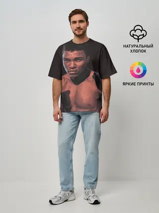 Мужская футболка оверсайз / Перед боем