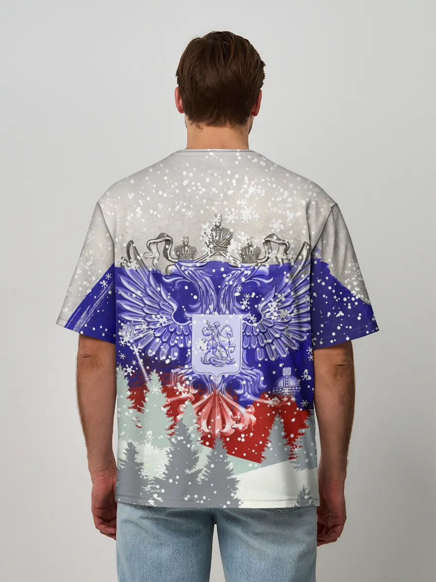 Мужская футболка оверсайз / Сборная России