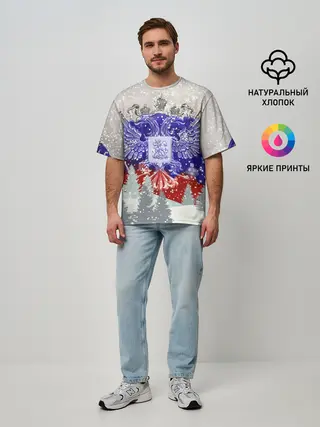 Мужская футболка оверсайз / Сборная России