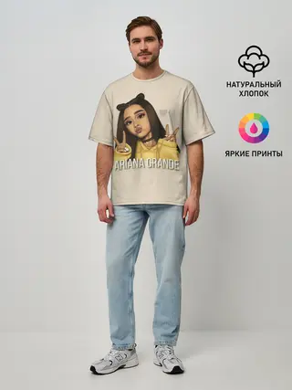 Мужская футболка оверсайз / Ariana Grande