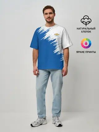 Мужская футболка оверсайз / Chevrolet