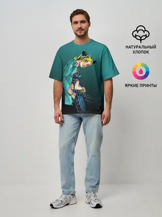 Мужская футболка оверсайз / Джолин Кудзё