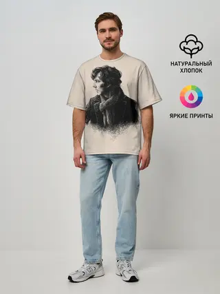 Мужская футболка оверсайз / Sherlock