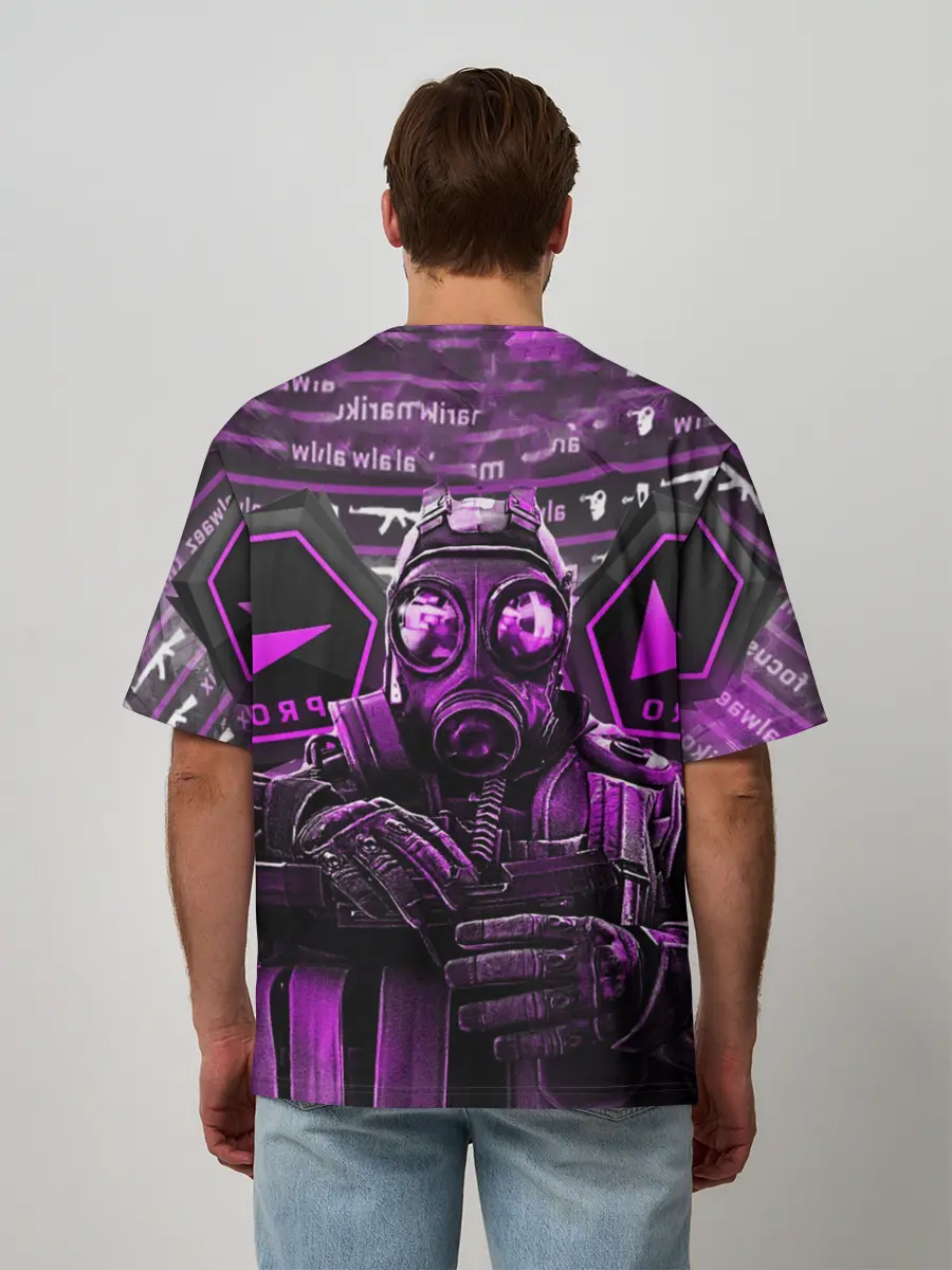 Мужская футболка оверсайз / CS:GO