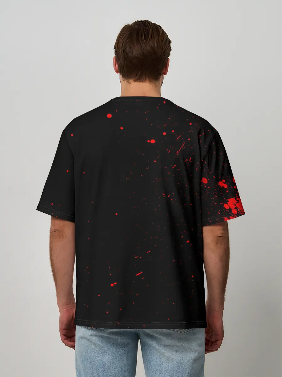 Мужская футболка оверсайз / Все идет по плану