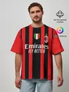 Мужская футболка оверсайз / Чалханоглу Милан 21/22 форма