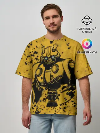 Мужская футболка оверсайз / Bumblebee