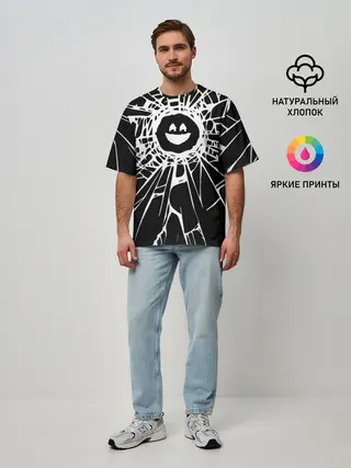 Мужская футболка оверсайз / BLACK MIRROR