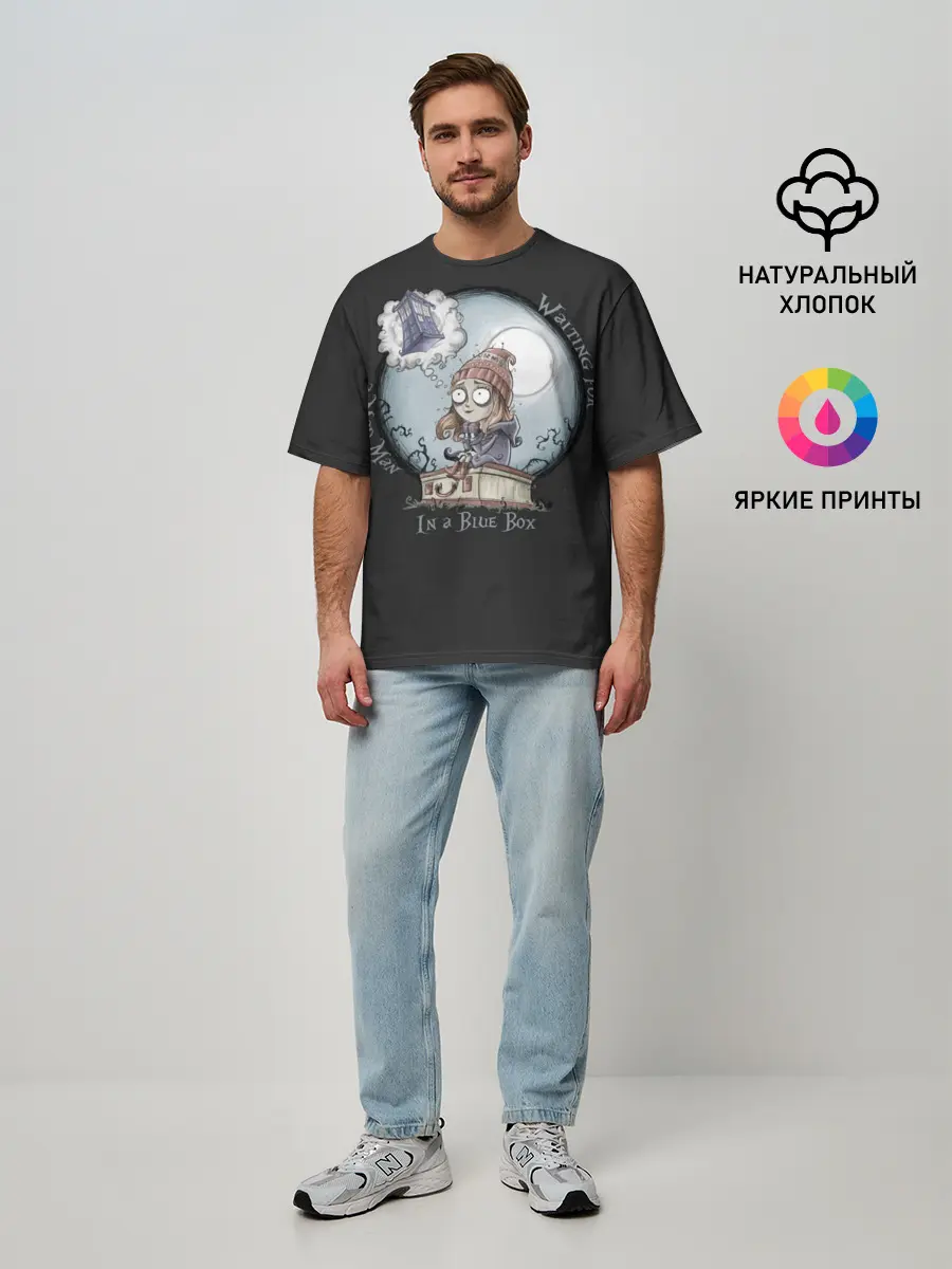 Мужская футболка оверсайз / DOCTOR WHO | ДОКТОР КТО