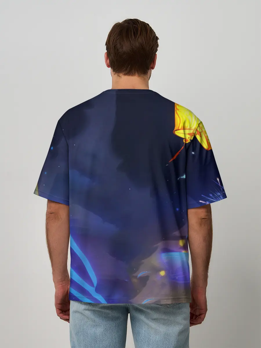 Мужская футболка оверсайз / Сяо, Genshin Impact