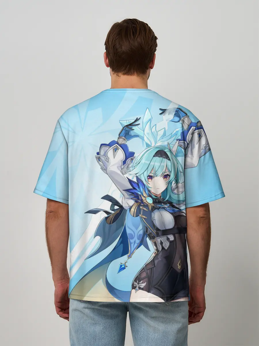 Мужская футболка оверсайз / Genshin Impact, Эола