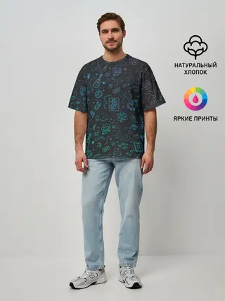 Мужская футболка оверсайз / NEON