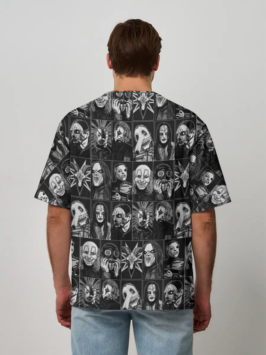 Мужская футболка оверсайз / Slipknot