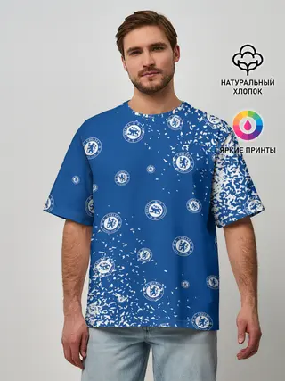 Мужская футболка оверсайз / CHELSEA F.C. / ЧЕЛСИ