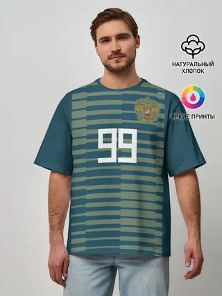 Мужская футболка оверсайз / Лунёв ЧМ 2018