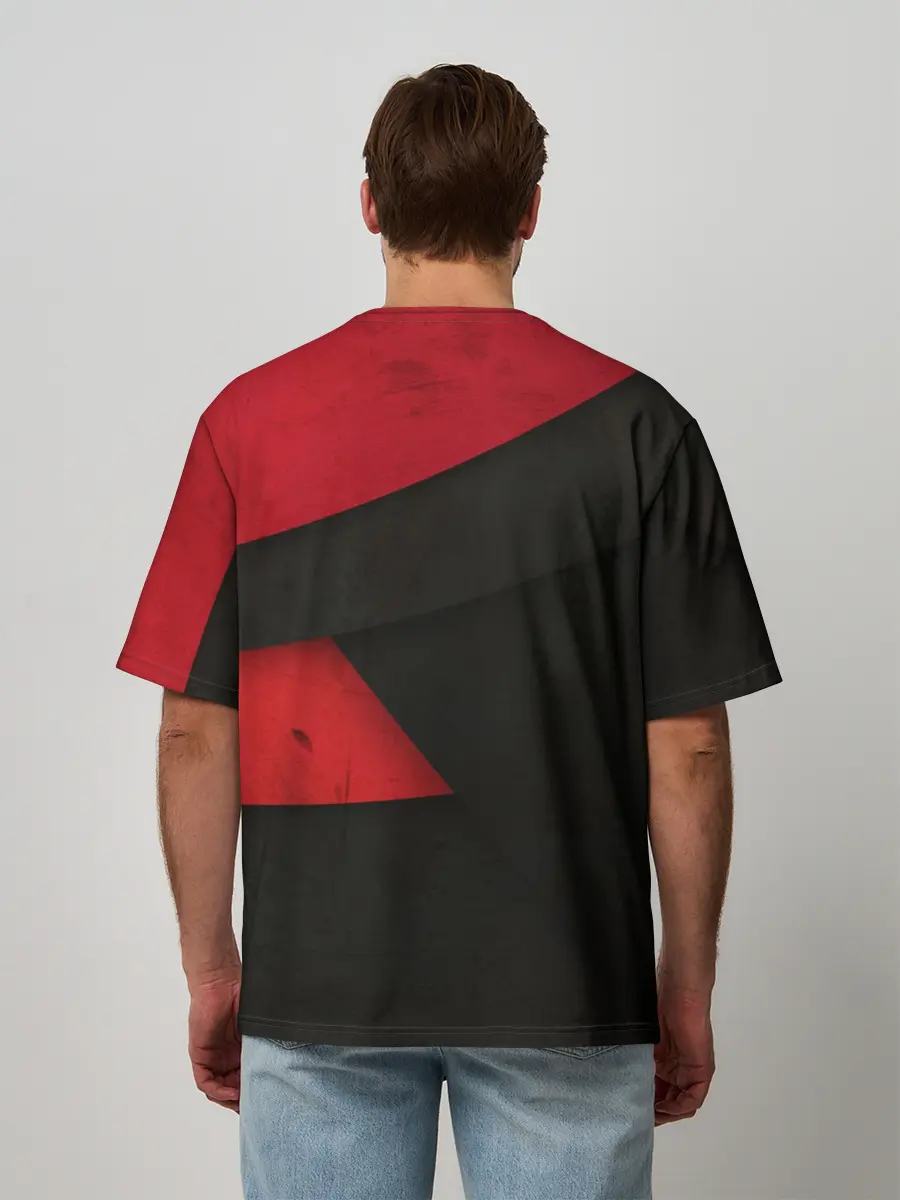 Мужская футболка оверсайз / Чикаго олд