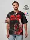 Мужская футболка оверсайз / Tekken