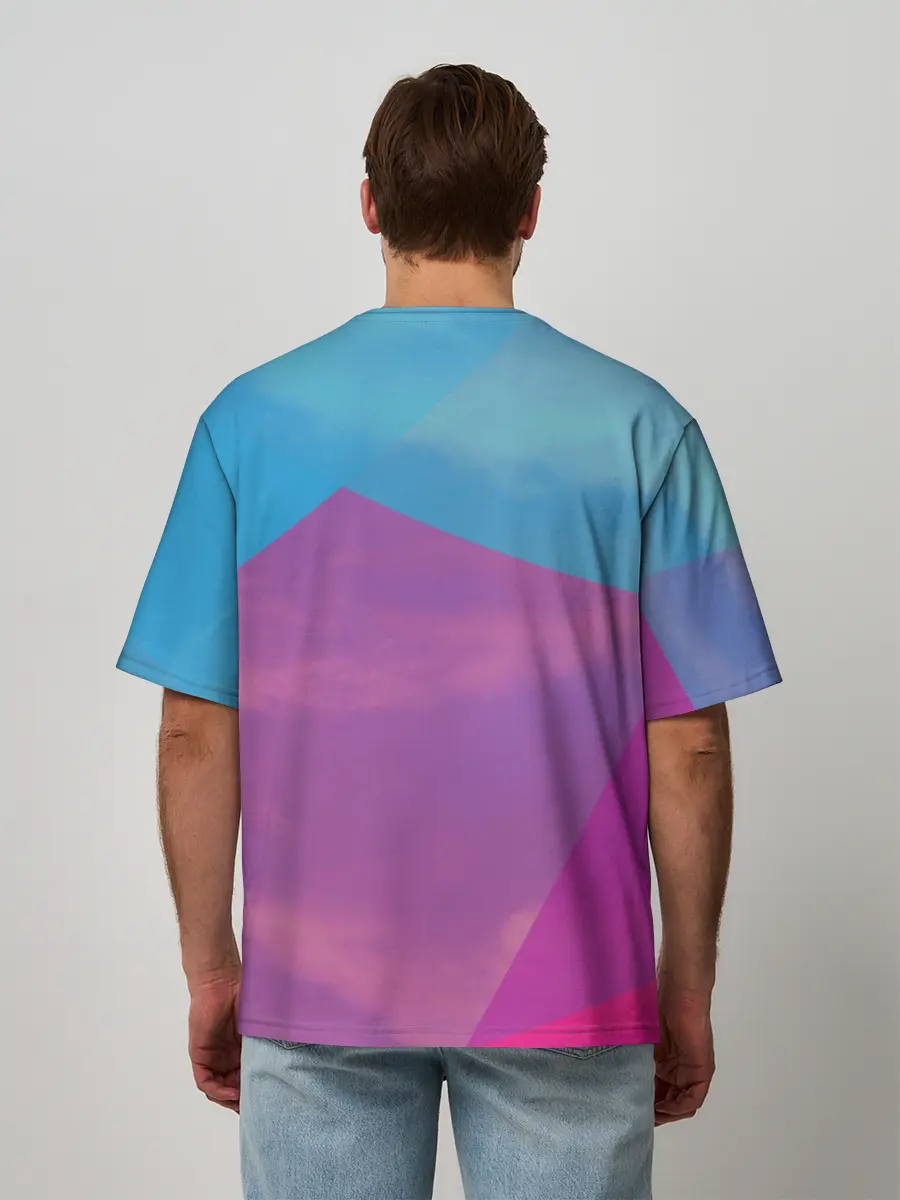 Мужская футболка оверсайз / Misato Katsuragi