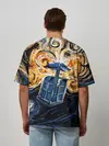 Мужская футболка оверсайз / Van Gogh Tardis