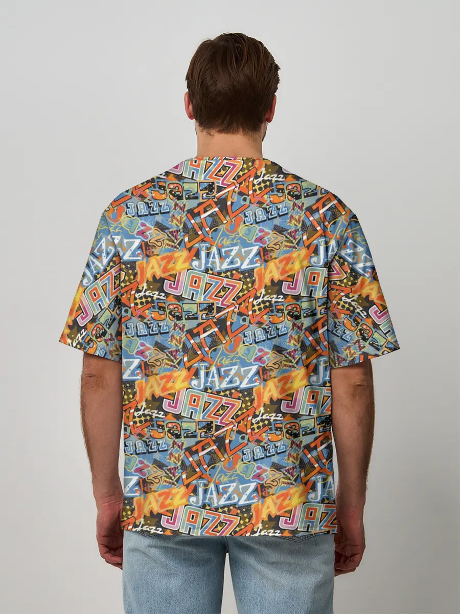 Мужская футболка оверсайз / Jazz