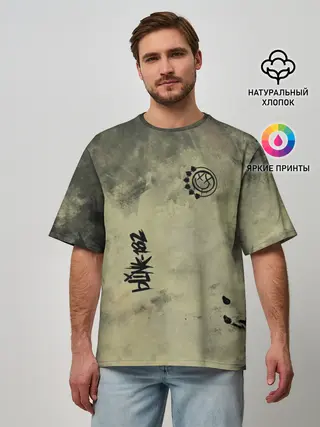 Мужская футболка оверсайз / Blink-182