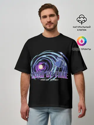 Мужская футболка оверсайз / Doctor who 8 bit