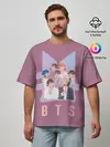 Мужская футболка оверсайз / BTS