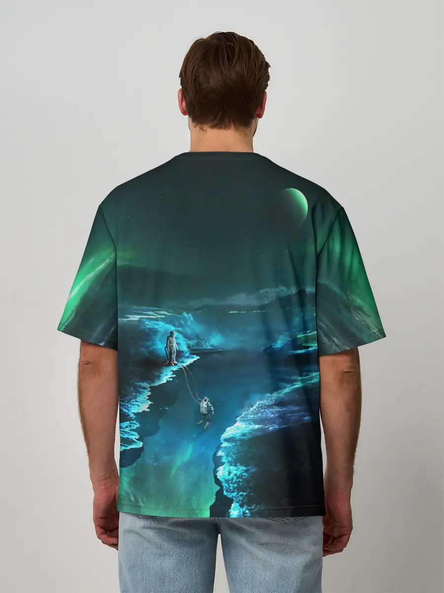 Мужская футболка оверсайз / ВЫЖИВШИЙ