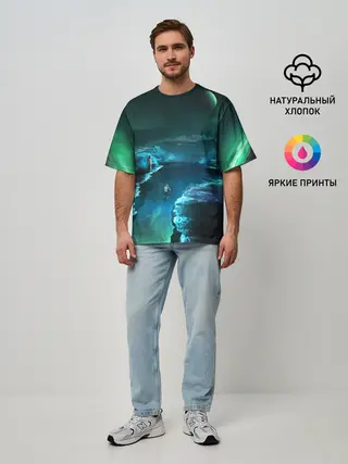 Мужская футболка оверсайз / ВЫЖИВШИЙ