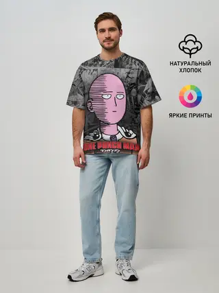 Мужская футболка оверсайз / I am okey