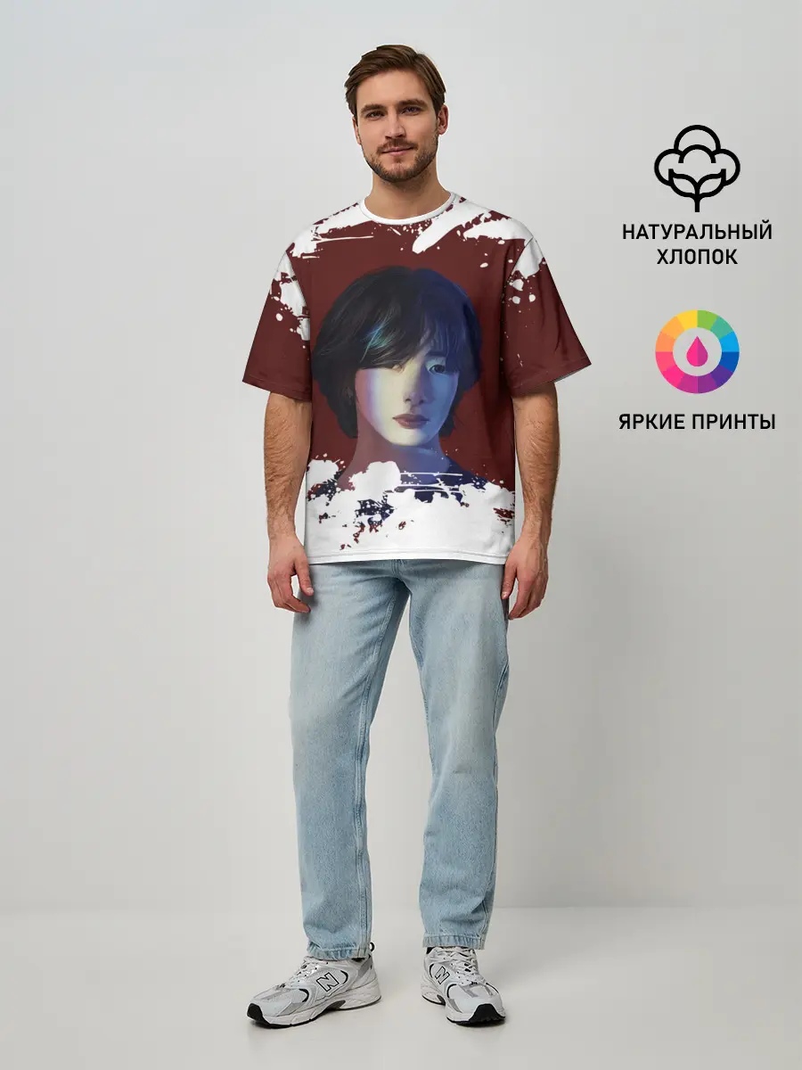 Мужская футболка оверсайз / MONSTA X | МОНСТА Х