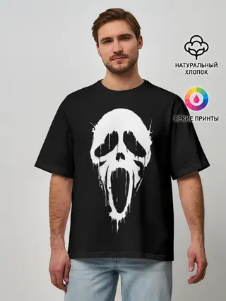 Мужская футболка оверсайз / Крик